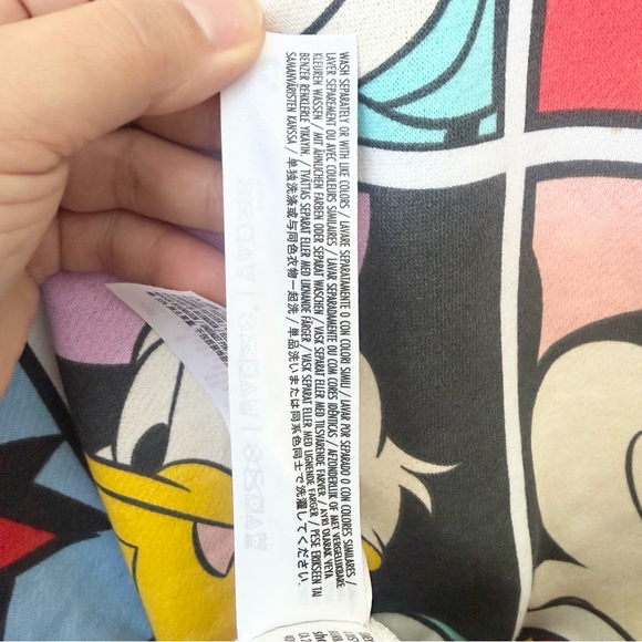 Disney Mickey And Friends Comic Book Style Sweatshirt Mens Size XL EUC - Picture 6 of 8